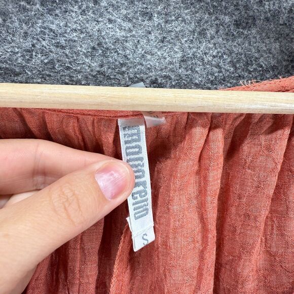 Monoreno Dress Women S Small Pink Geometric Shift Short Round Neck Long Sleeve - Picture 3 of 6